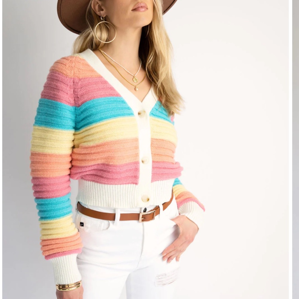 Striped cardigan - Picture 2 of 3